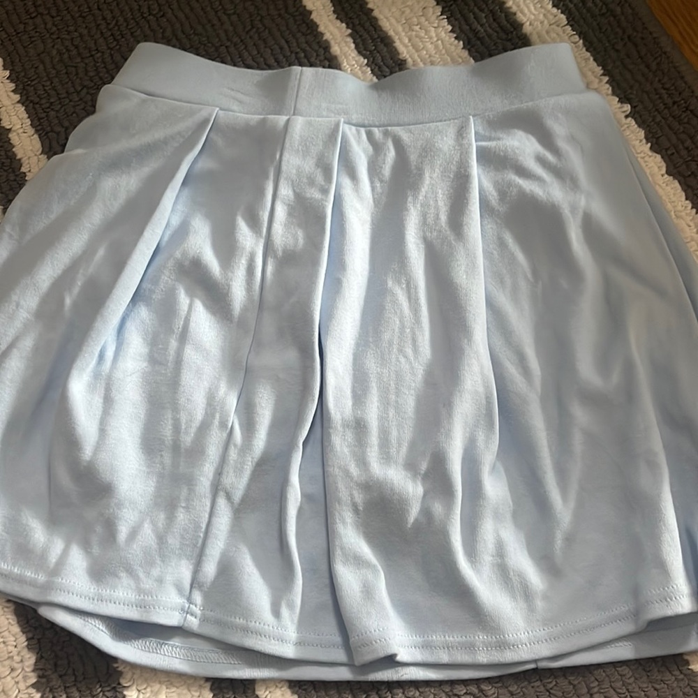Blue dress skirt